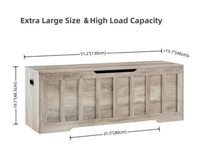 Large Storage Chest Bench with Safety Hinges