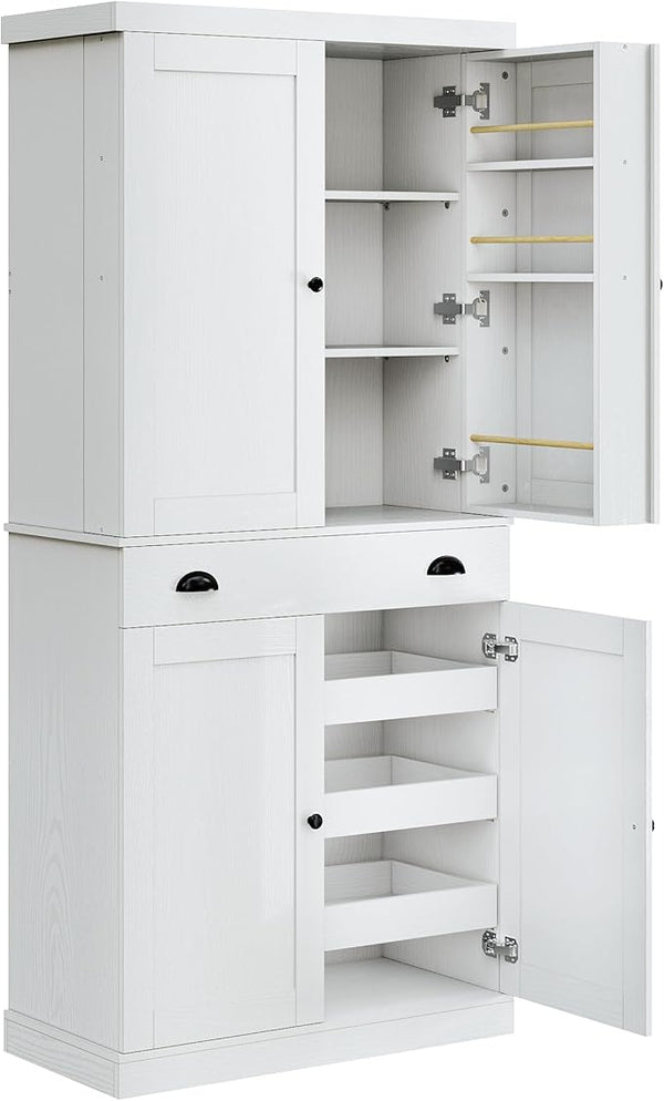 Kitchen Pantry Cabinet 72"