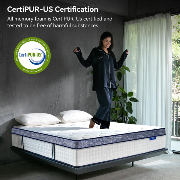 King Hybrid Mattress – Memory Foam & Pocket Springs