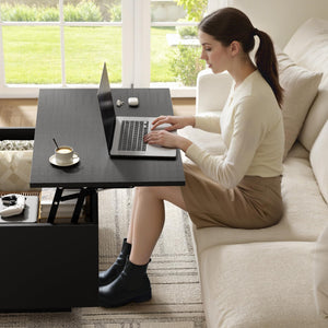 Lift Top Coffee Table with Hidden Storage