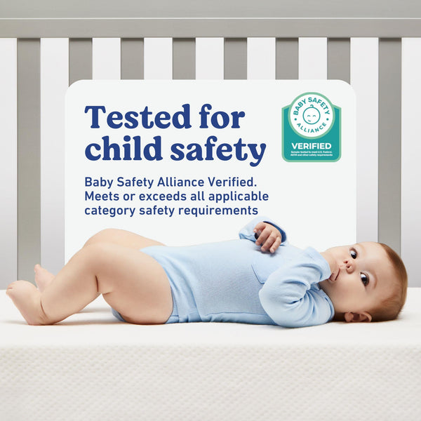 Premium Foam Crib & Toddler Mattress – Waterproof, Washable, Certified Safe
