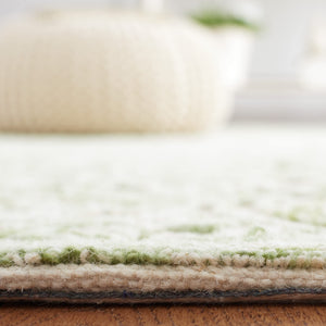 Handmade Wool Area Rug 8x10 Textured Loop Pile