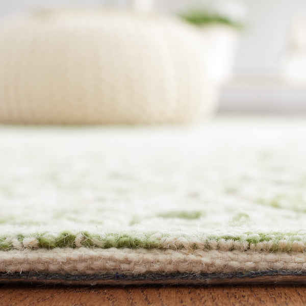 Handmade Wool Area Rug 8x10 Textured Loop Pile