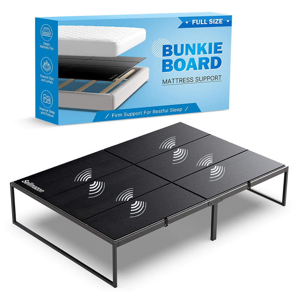 Foldable Bunkie Board for Platform & Slatted Beds – Twin, Full, Queen, King