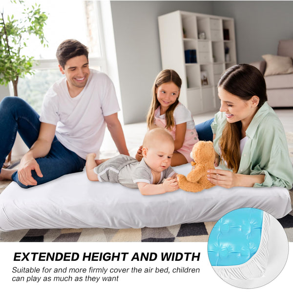 Kids Air Mattress Fitted Sheets – Toddler Inflatable Bed Sheet Set