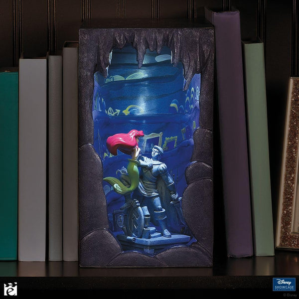 Little Mermaid Ariel Illuminated Book Nook Bookend