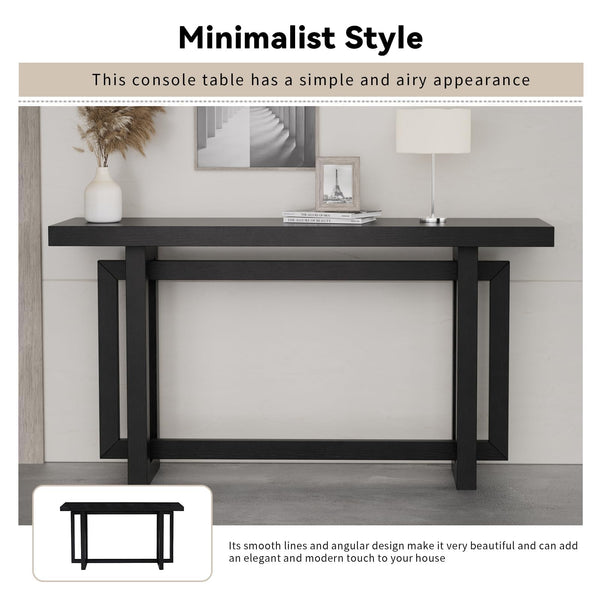 59" Console Table with Storage