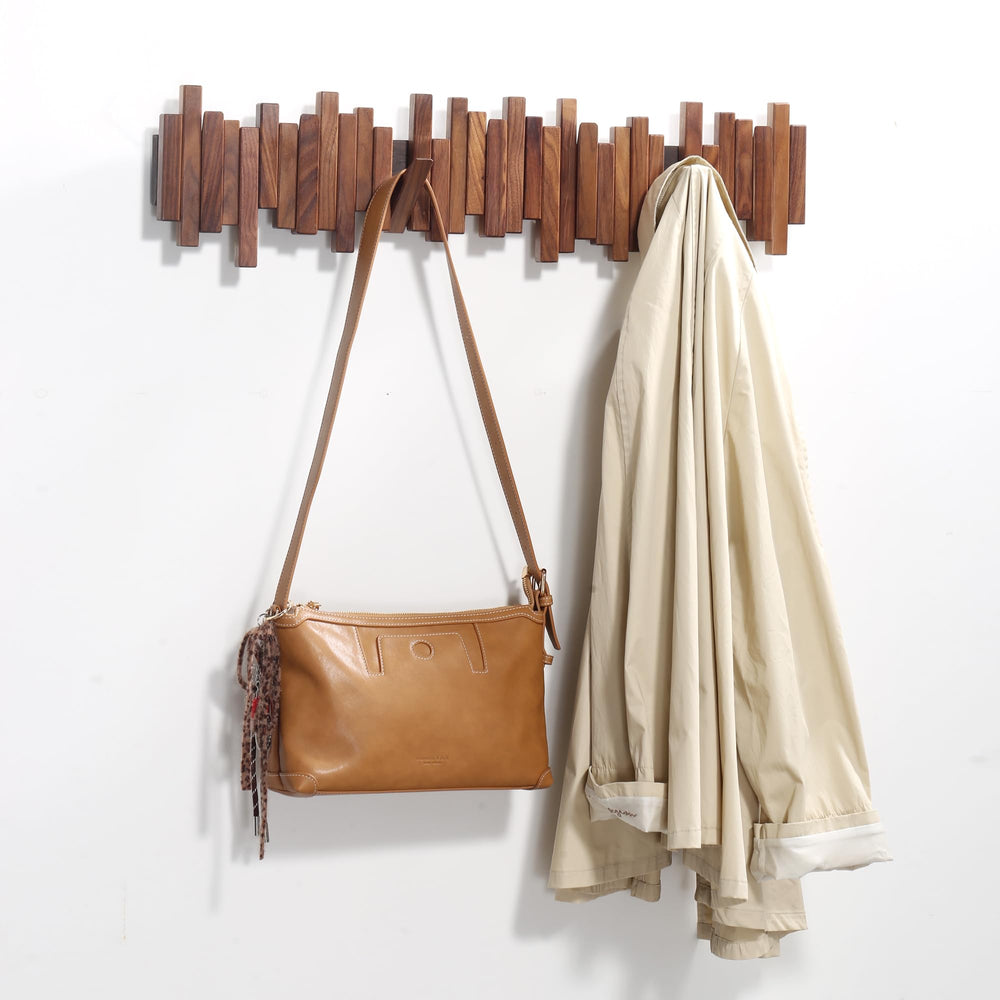 Wall Mounted Coat Rack with Hooks