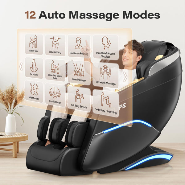 Full Body Massage Chair with SL-Track & Zero Gravity