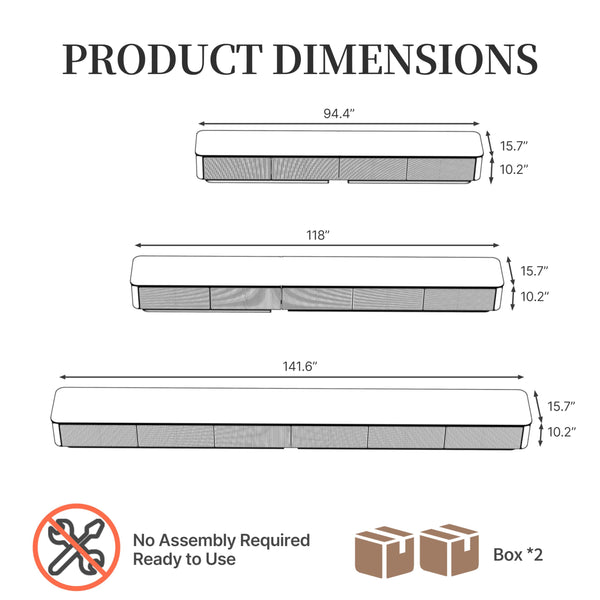 Modern TV Stand with Sintered Stone Top & Wood Drawers