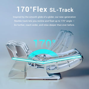 Full Body Massage Chair with Flexible SL Track and Zero Gravity