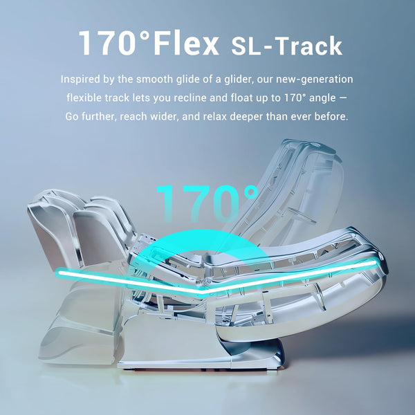 Full Body Massage Chair with Flexible SL Track and Zero Gravity