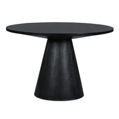 Round Dining Table – Retro Wooden, Seats 4