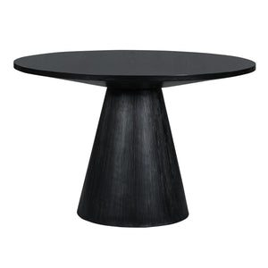 Round Dining Table – Retro Wooden, Seats 4