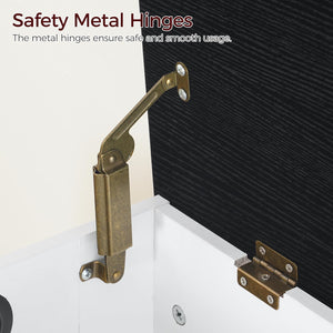 Extra Large Storage Chest with Safety Hinges & Rivets