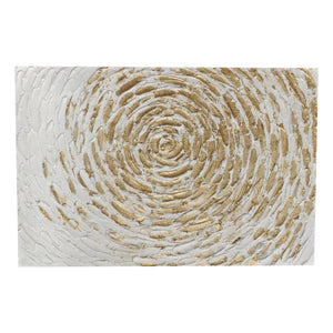 Hand-Painted Abstract Canvas Wall Art – 24x36 Inch Framed Oil Painting