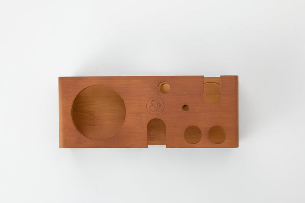 7-Piece Cocktail Shaker Set with Bamboo Stand