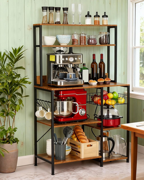 Kitchen Baker's Rack with Power Outlet