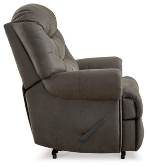 Large Zero Wall Recliner Chair – Grey Faux Leather