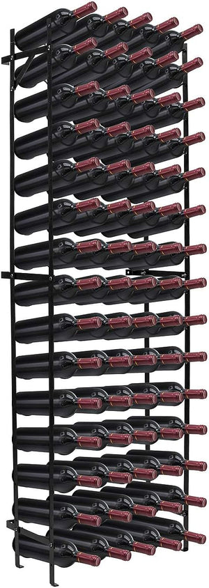 Metal Floor Standing Wine Rack – 75 to 150 Bottle Capacity