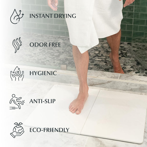 Quick-Drying Diatomite Bath Mat