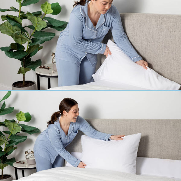Bed Wedge Gap Filler Pillow for Headboard & Mattress