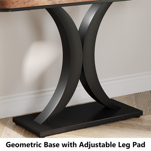 Industrial Entryway Console Table