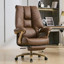 Big & Tall Reclining Executive Office Chair with Footrest