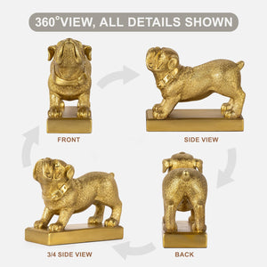 Bulldog Bookends Set of 2
