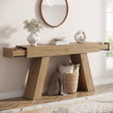 63-Inch Console Table with Storage Drawers