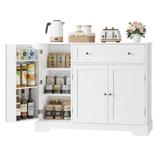 Buffet Cabinet with Storage & Adjustable Shelf