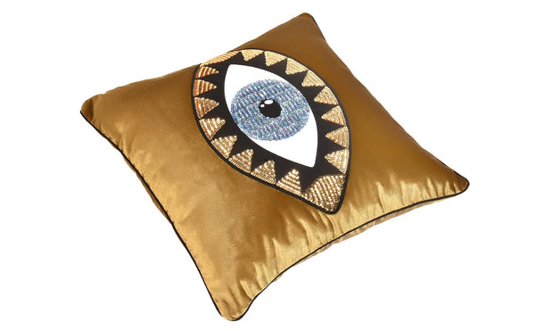 Evil Eye Velvet Throw Pillow Cover 18x18