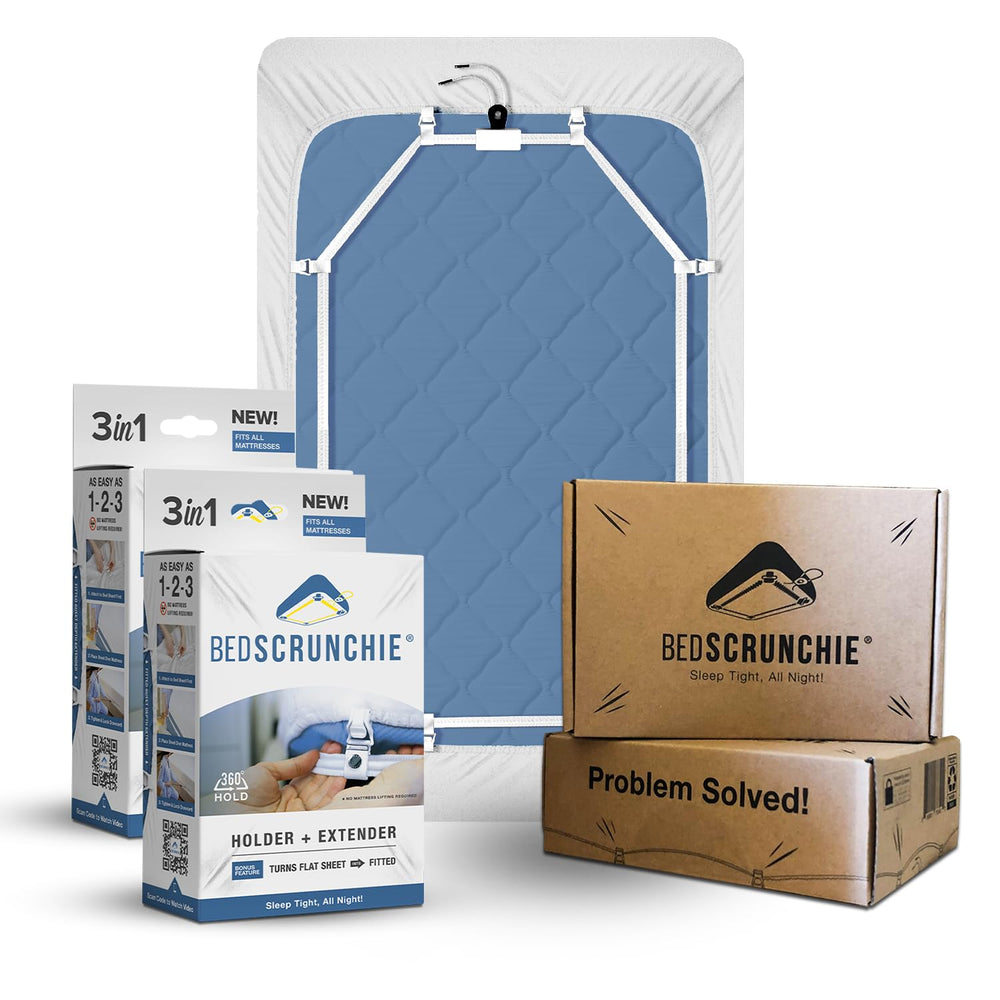 Bed Sheet Holder Straps with 360-Degree Tightener — Fits All Mattress Sizes