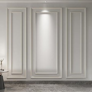 Bilinear Frame Wall Molding Set – 6 Frames, Glue-On, Polystyrene