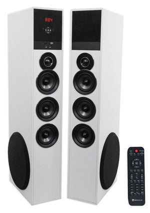 Home Theater Tower Speaker System with Subwoofers & Bluetooth