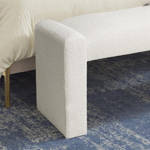 47" Upholstered Bench with Solid Wood Frame