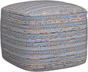 Knitted Cotton Jute Ottoman Pouf