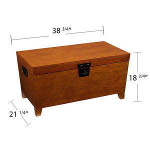 Pyramid Trunk Coffee Table with Storage