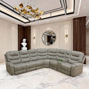 Power Reclining Sectional Sofa with USB Ports & Storage