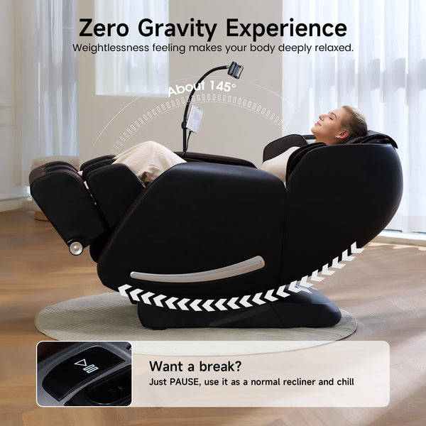 Zero Gravity 3D SL-Track Full Body Massage Chair Recliner