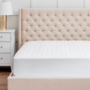 Organic Cotton Mattress Protector – Padded, Hypoallergenic, Breathable