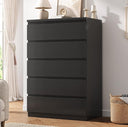 5-Drawer Chest Dresser with Handleless Design