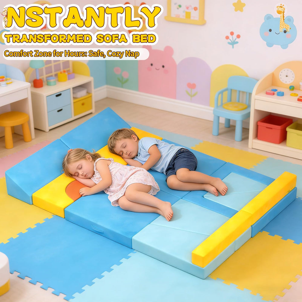 Modular Kids Play Couch 15-Piece Set
