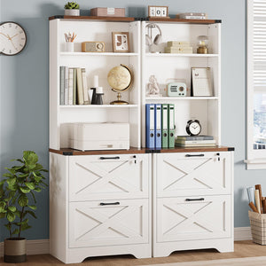 2-Drawer File Cabinet with Lock