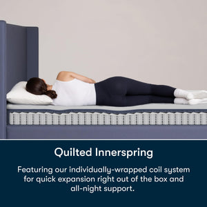 7-Inch Firm Mattress – Supportive Coils & Breathable Foam, Bed-in-a-Box