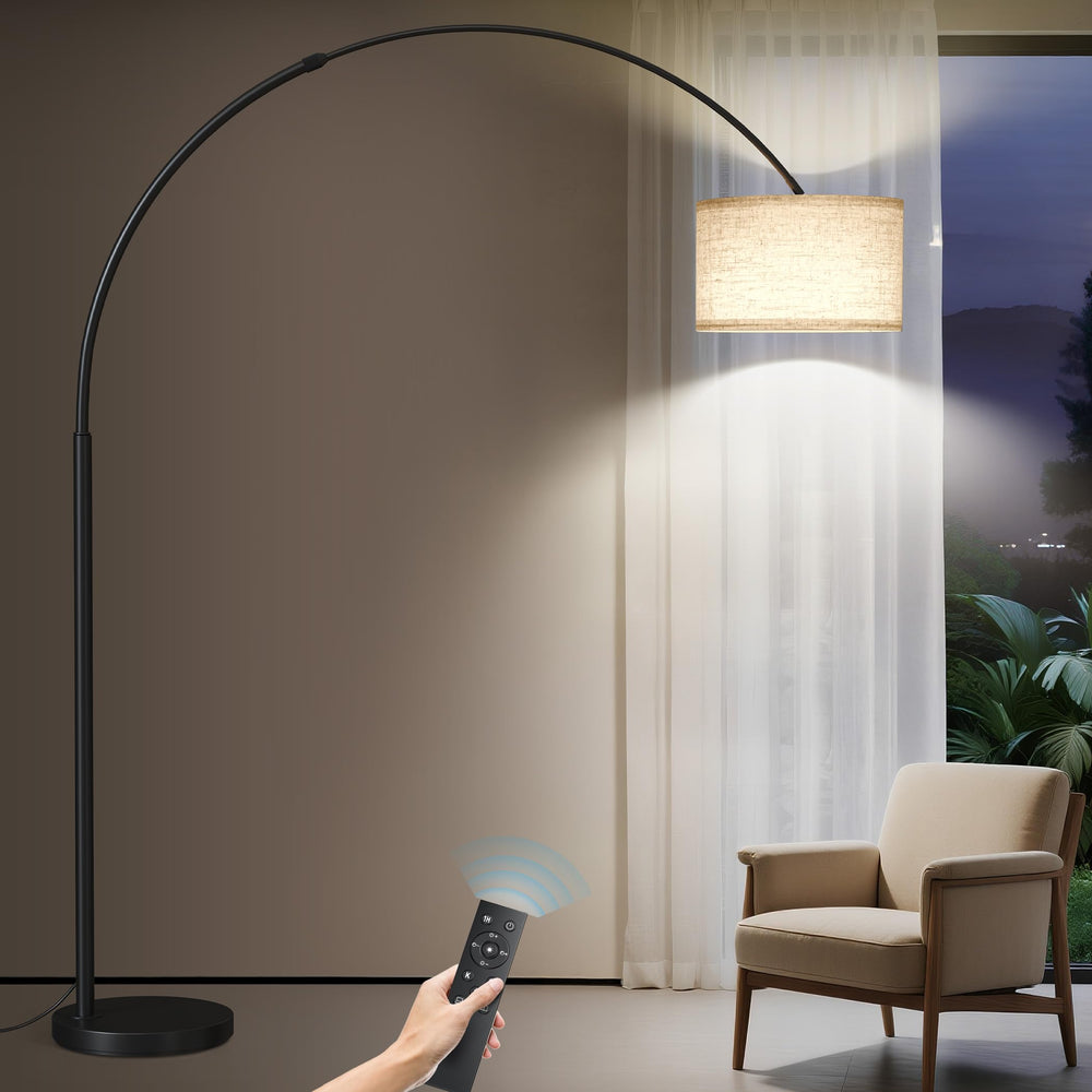 82" Tall Arc Floor Lamp with Remote Control