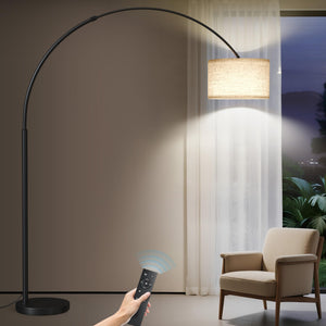 82" Tall Arc Floor Lamp with Remote Control
