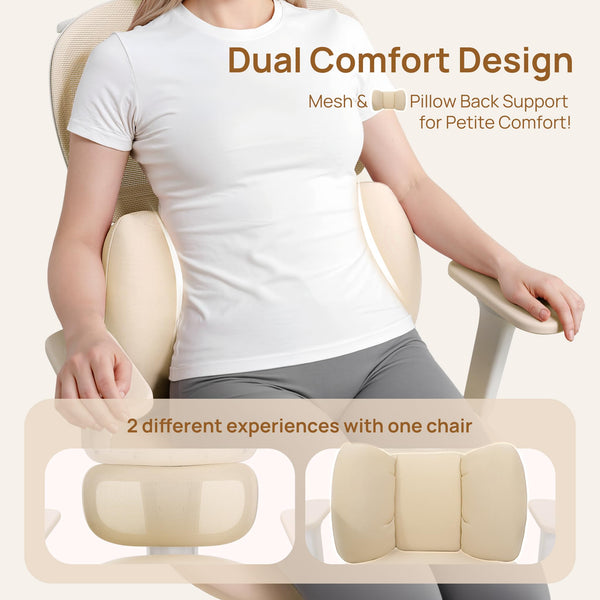 Ergonomic High Back Office Chair with Lumbar Support, Headrest & Footrest