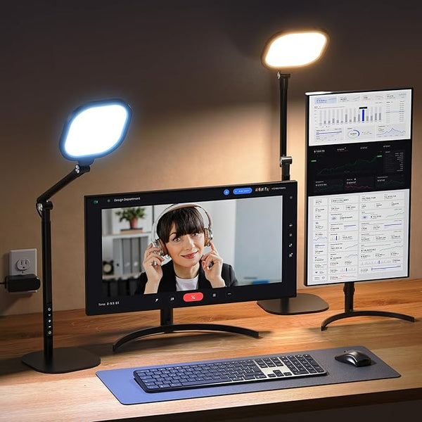 Tall LED Desk Lamp with 50 Light Modes & Timer