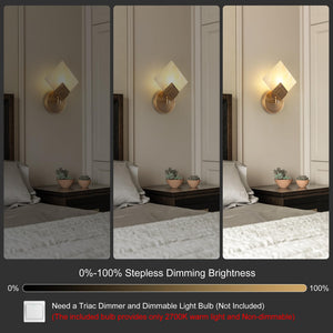 Natural Marble Wall Sconces – Hardwired Modern Wall Light